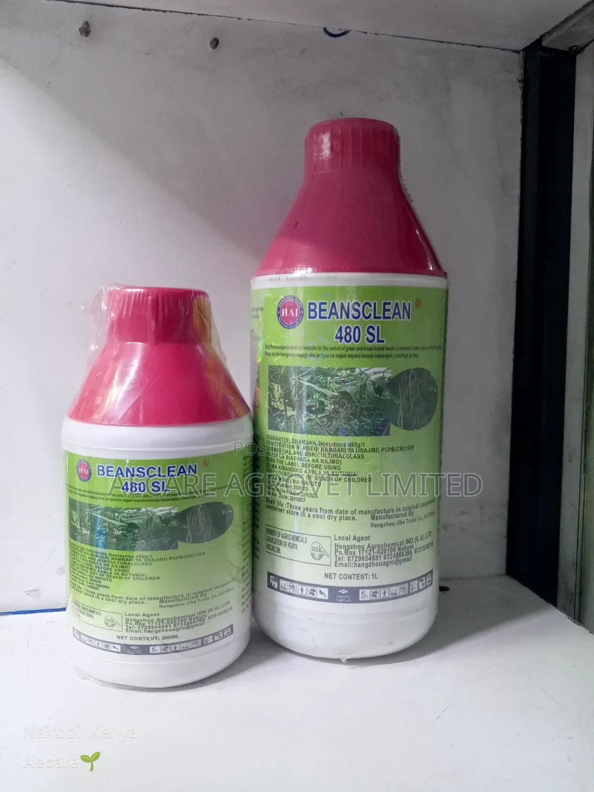 Beansclean 480 Sl Herbicide 500ml, 1litre