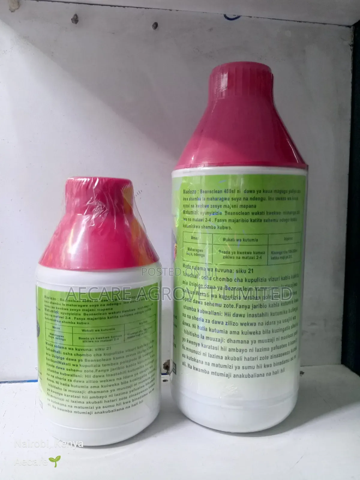 Beansclean 480 Sl Herbicide 500ml, 1litre