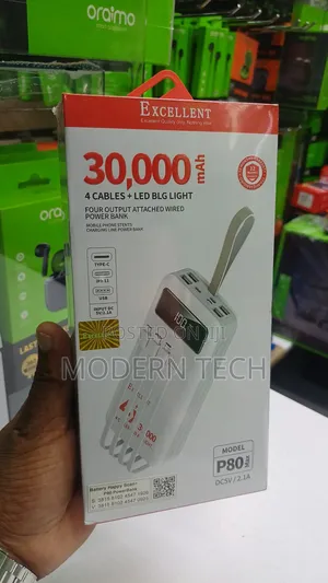 Excellent 3x Quick Charge 30000mah Universal Power Bank