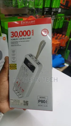 Excellent 3x 30000mah Universal Power Bank