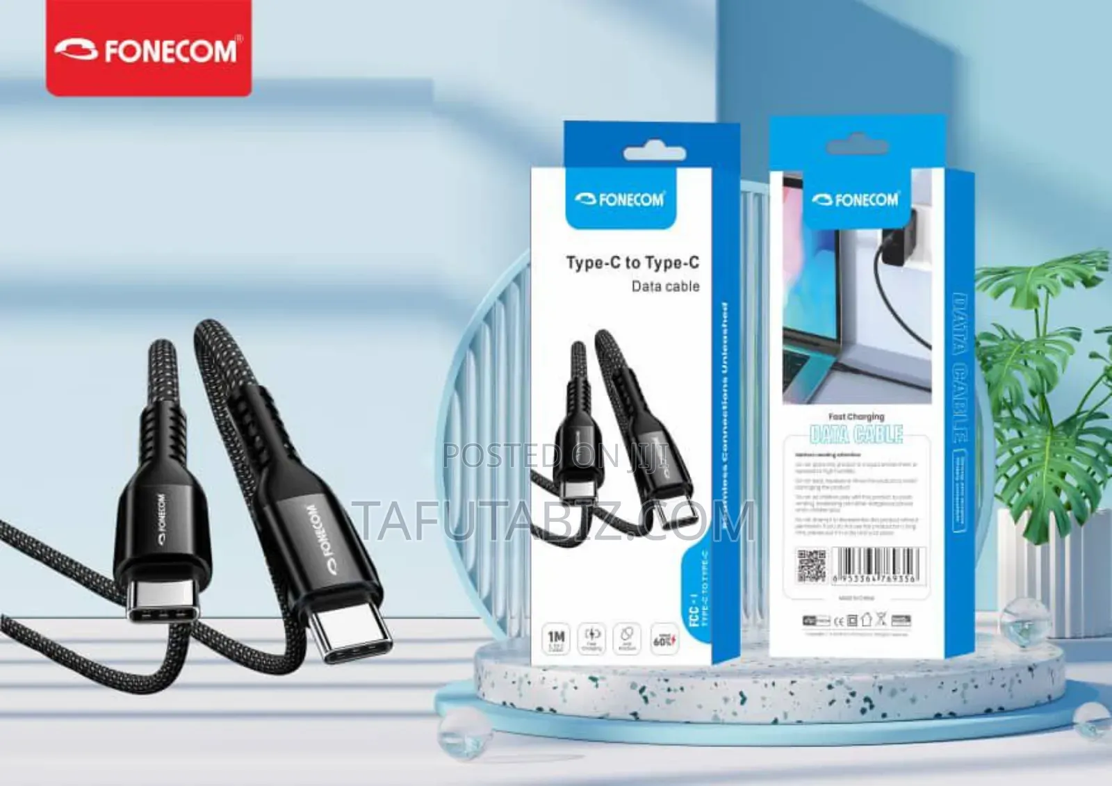 Fonecom Type -C to Type-C Data Cable.
