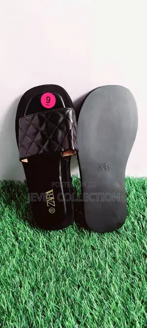 Black and White Original Zara Sandals