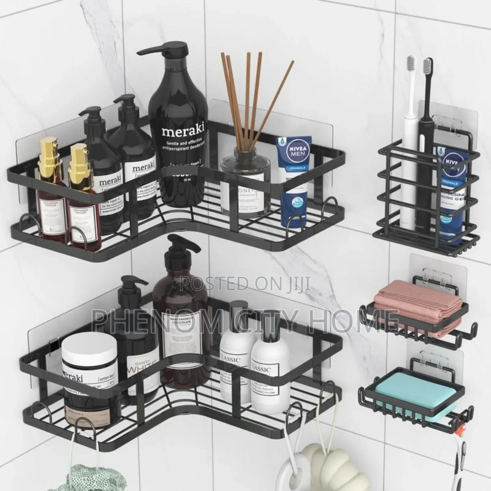 Adhesive Corner Shower Organizer