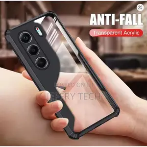 Tecno Camon 40 Pro Transparent, Clear and Colorless With Black Edges