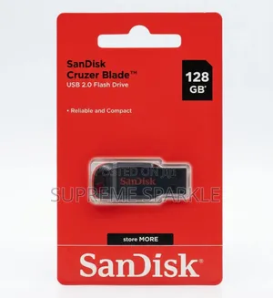 Sandisk Cruzer Blade 128gb Usb 2.0 Flash Drive. Flash Disk