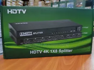 This Is an 8-Port Hdmi Splitter - Black