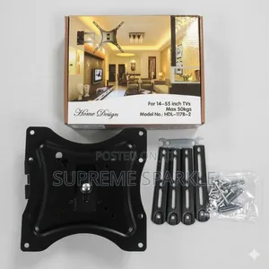 H. Design Hdl-117b-2, Tv Wall Bracket Led, Lcd Flat-panel 14" To 55"