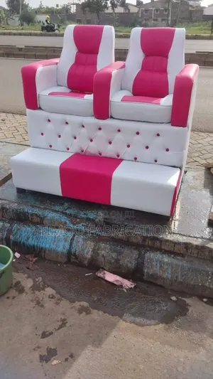Pedicure 2 Seaters White and Pink
