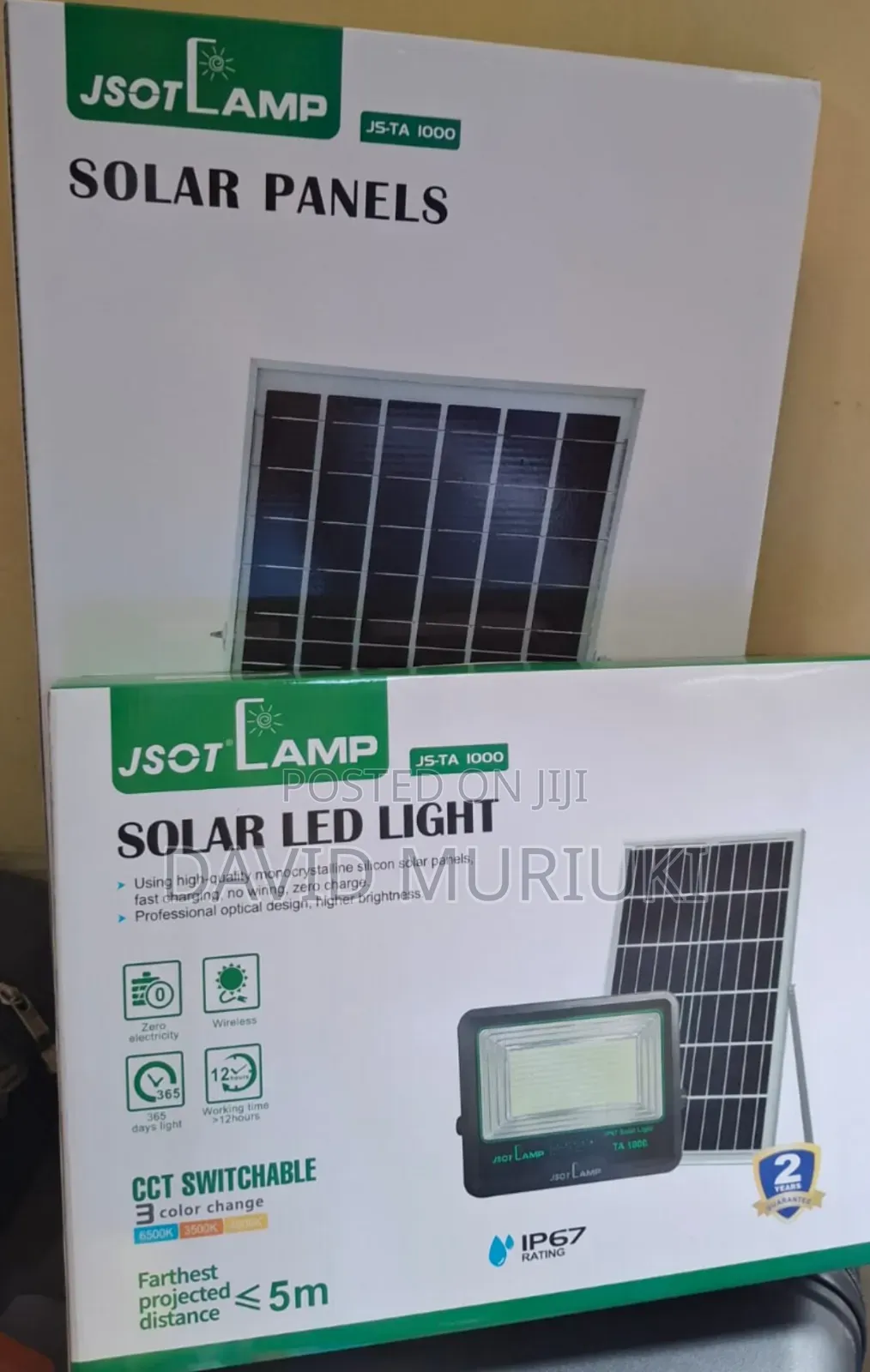 Jsot Js-Ta 1000 Solar Led Floodlight