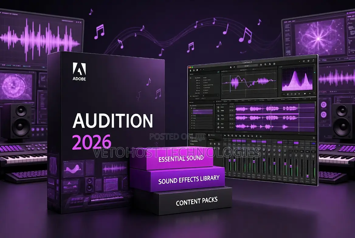 Adobe Audition 2026 – Professional Audio Editing Mixing