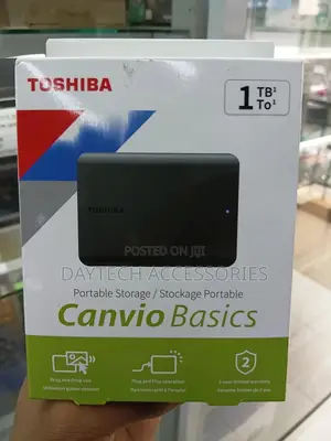 Toshiba Canvio Basics 1tb Portable External Hard Drive Usb 3.2