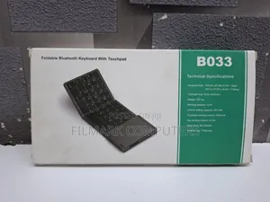 B033 Mini Folding Keyboard Wireless Bluetooth Keyboard With Touchpad