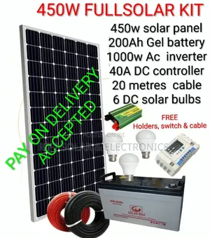 450w Solar Full Package Special Offer Pay on Delivery Countrywide
