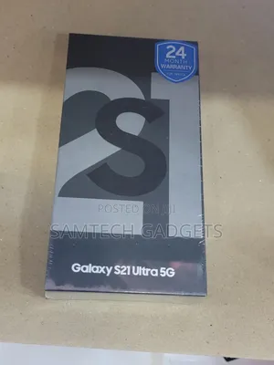 New Samsung Galaxy S21 Ultra 5G 256 GB Black