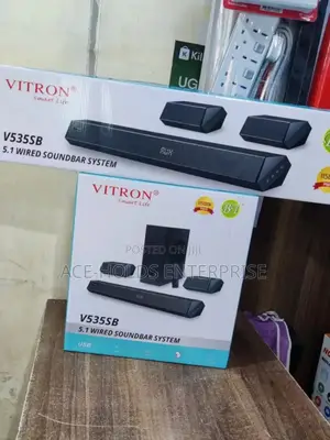 5.1 Wired Soundbar- Vitron V535sb 65w, 15w*2 Output Speakers