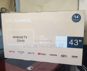 Solarmax 43" Smart Android Qled Frameless Tv