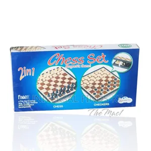2 in 1 Chess and Checkers / Draughts