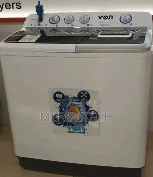 Von 13kgs Twin Tub Washing Machine -White