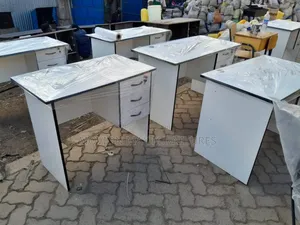 White Study Modern Desk