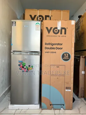 Von Vart-22dhs 144ltrs Double Door Refrigerator