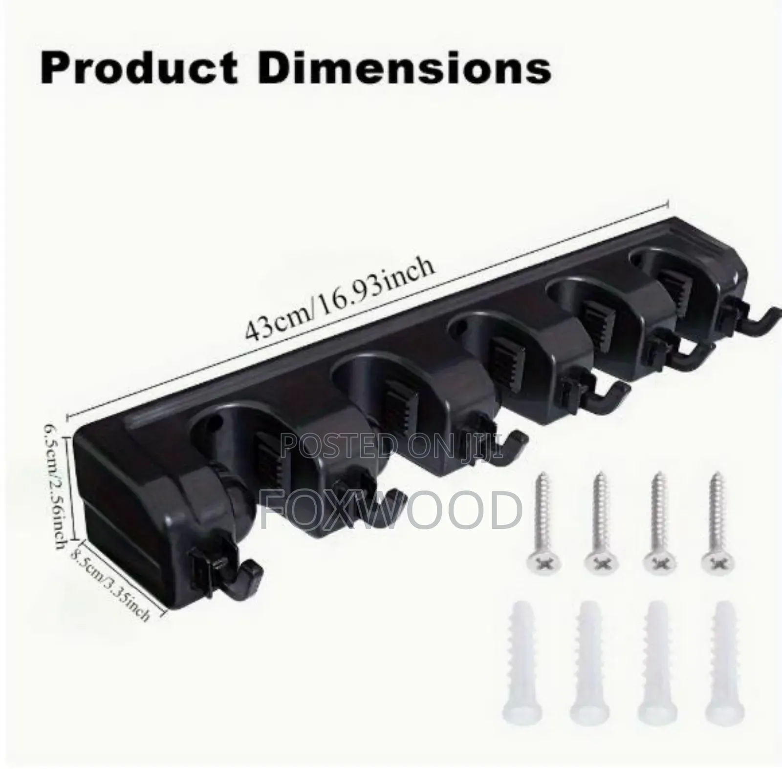 Broom Mop Holder Tidy Organizer, Wall Mounted