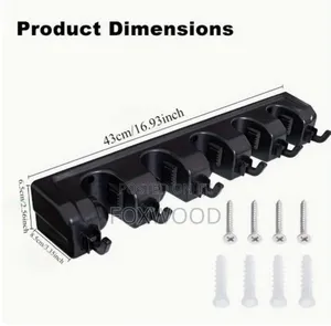 Broom Mop Holder Tidy Organizer, Wall Mounted