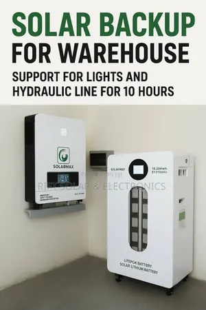 Solarmax 10kva Inverter - 18kwh Lithium Ion Battery Backup System