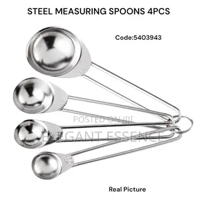 Steel Measuring Spoons – 4pcs Set