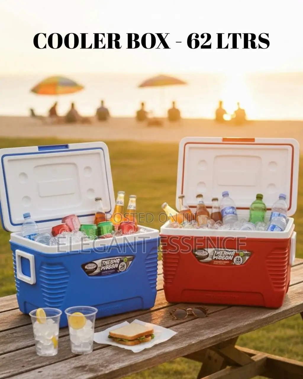 Heavy Duty Cooler Box -62l