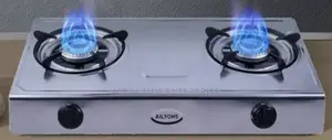Ailyons Metallic 2 Stainless Burner Stove Cooker
