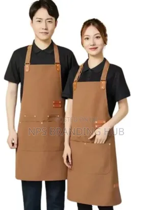 Canvas Chef Apron | Adjustable Straps Large Pockets Kenya Hp
