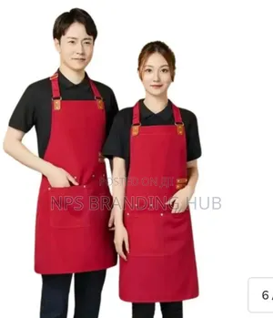 Canvas Chef Apron | Adjustable Straps Large Pockets Kenya Hp