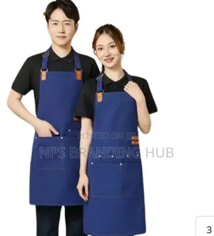 Canvas Chef Apron | Adjustable Straps Large Pockets Kenya Hp