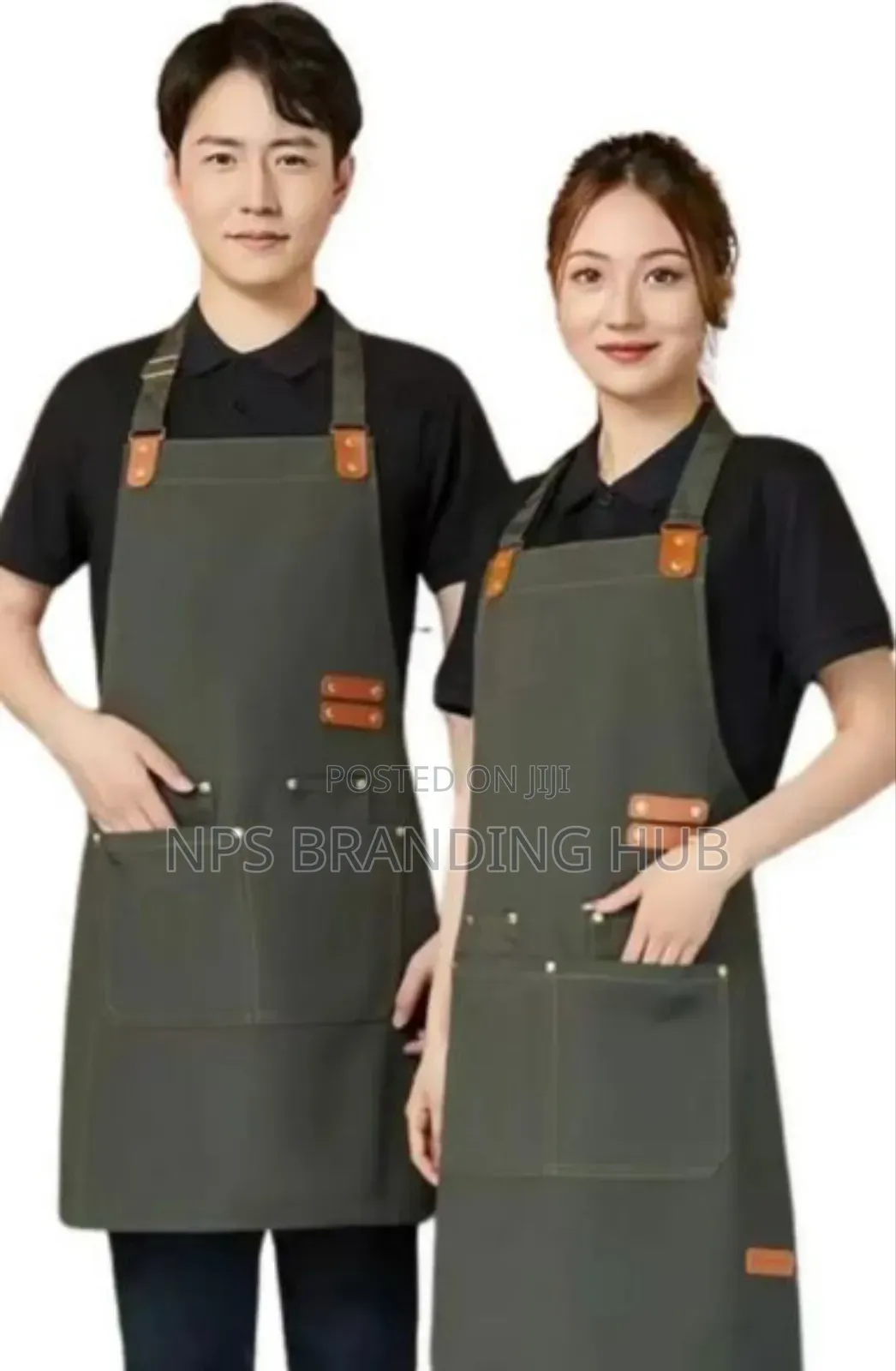 Canvas Chef Apron | Adjustable Straps Large Pockets Kenya Hp