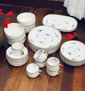 32 PCS High Quality Old Luxembourg Pattern Ceramic Dinner Set
