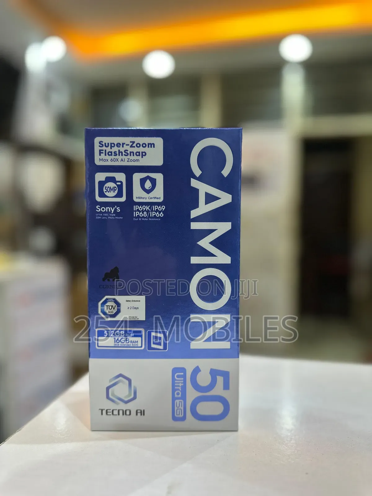 New Tecno Camon 50 Pro 256 GB Black