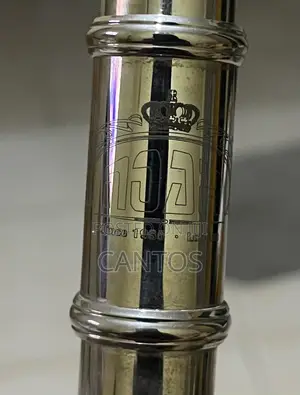 Silver-Colored Flute With Case – Good Condition – London Engraved