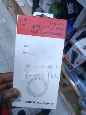 Oneplus 65w Supervooc Power Adapter Kit, Which a Charger and a Cable.