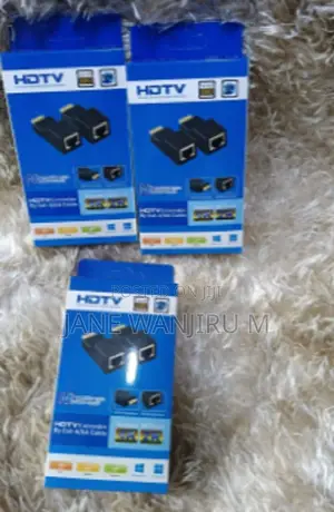New Hdmi Extender Kit 30m Over Cat 6 Cable