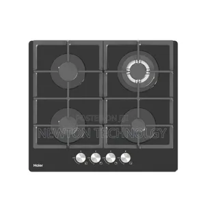 Haier 4-Burner Built-in Cooker Hob-S460fbt – Premium Black Tempered