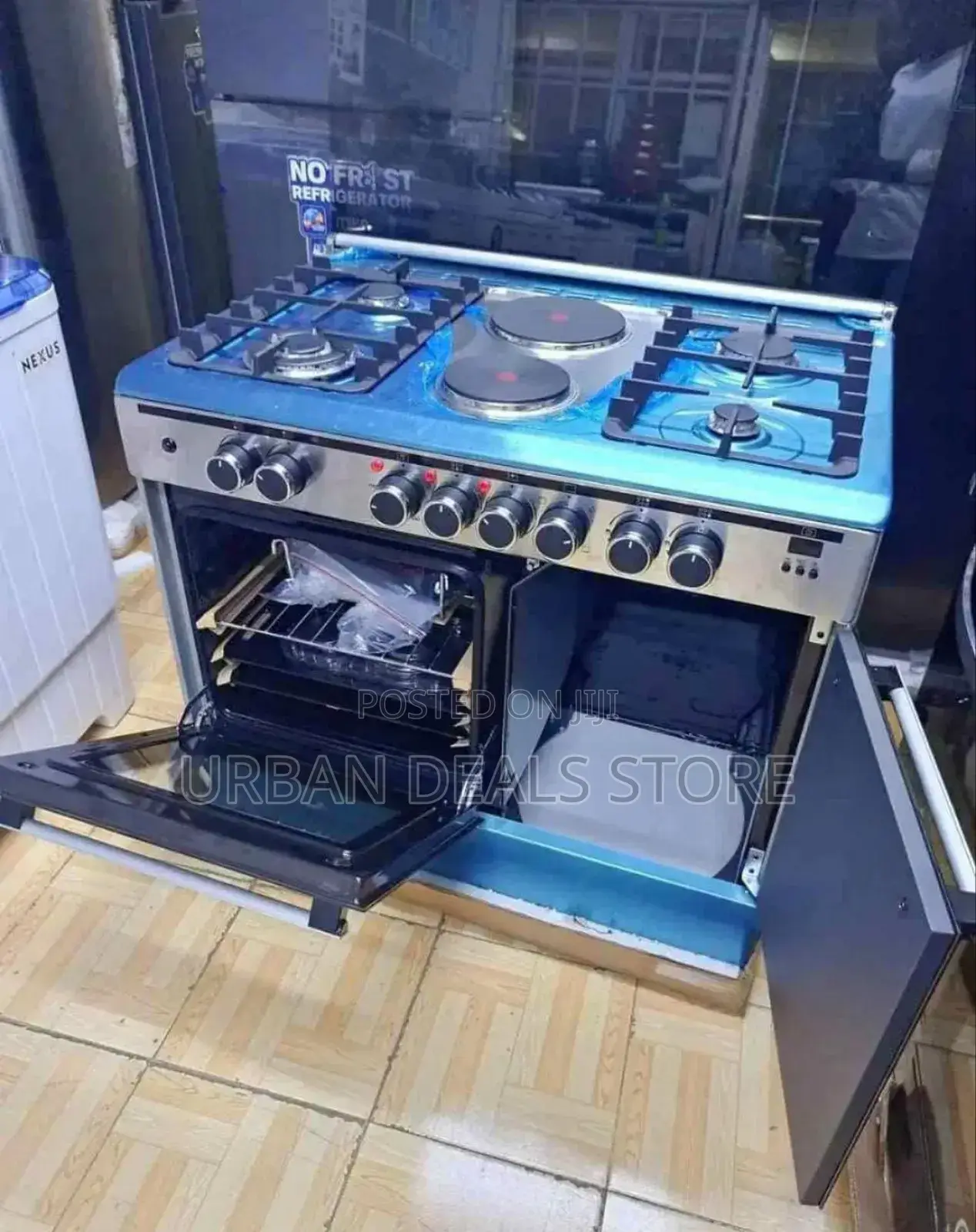 60cm*90 Cm Haier 4+2 Standing Cooker With Gas Compartment and Sensor