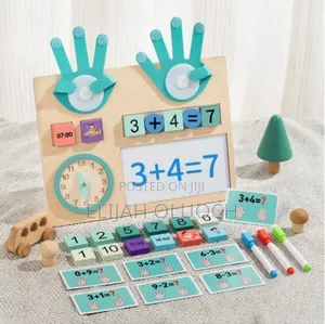 Montessori Educational Aids With Clock