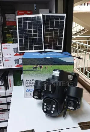 V380 Pro Security Outdoor Solar Street Light CCTV Camera