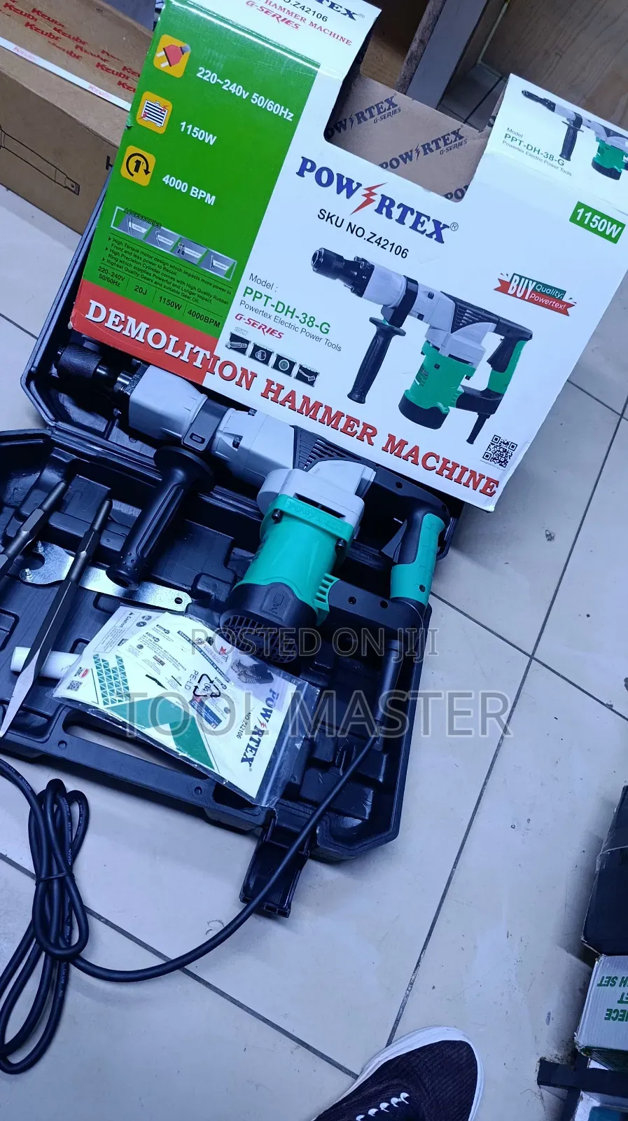 Powertex 1150watts Electric Demolition Hummer Drill