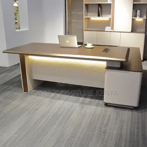 Imported 180cm Executive L-Shaped Manager's Table