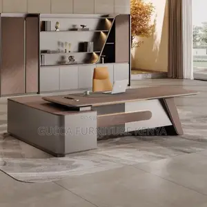 Imported 180cm Executive L-Shaped Manager's Table