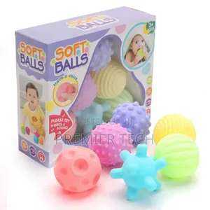 6 Pieces Colourful Soft Balls
Make Sound by Squeezing