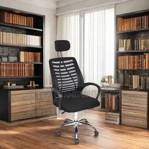 Swivel Mesh High-Back Headrest Study Chair