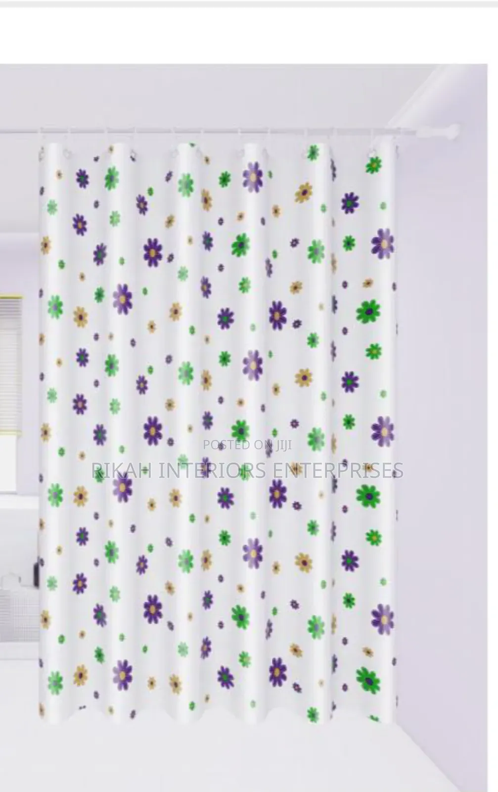 Floral Water Proof Shower Curtains
