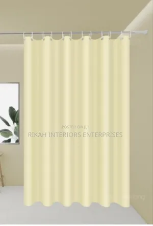 Cream Curtain Waterproof for Shower